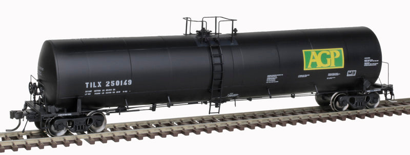 ATLAS 20006891 Trinity 25,500-Gallon Tank Car AGP TILX #250137 (black, green, yellow) HO Scale