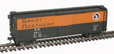 Atlas Master 20007087 USRA Steel Rebuilt 40' Boxcar 3 pack - Great Northern #27023, 2511, 34000 (3 Schemes: red, Glacier, orange/green) HO Scale