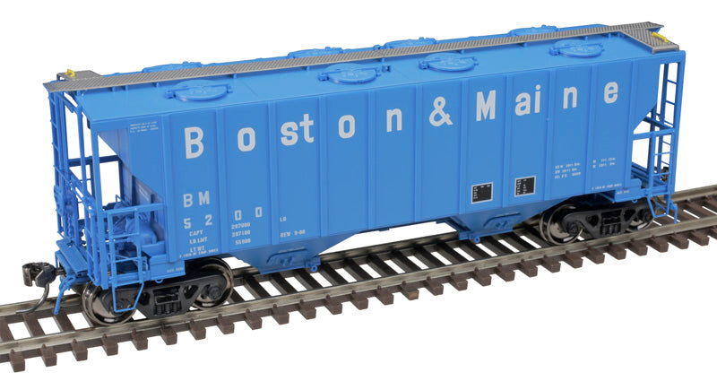 Atlas Master 20007115 Portec 3000 Covered Hopper - B&M Boston & Maine #5200 (blue, white) HO Scale