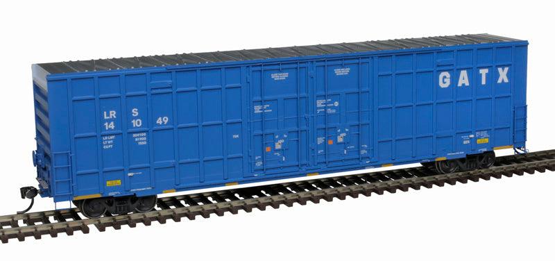 Atlas Master 20007268 Gunderson 7550 DD Boxcar - GATX LRS #141049 (blue, white) HO Scale