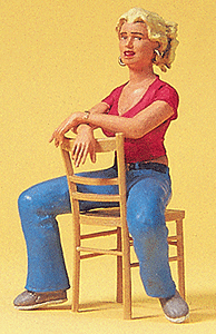 Image for 590-45508 Young Woman Seated w/Chr