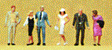 Image for 590-79047 Walking passers-by    6/