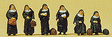 Image for 590-79128 Nuns w/luggage         6/