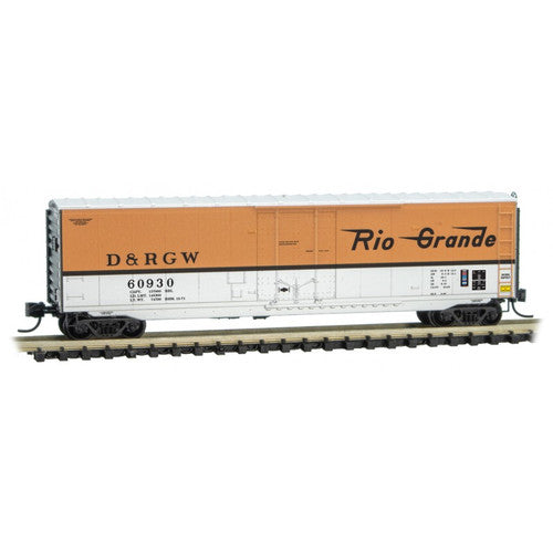 Micro-Trains 03800562 50' Plug Door Boxcar D&RGW Denver & Rio Grande Western #60930 N Scale