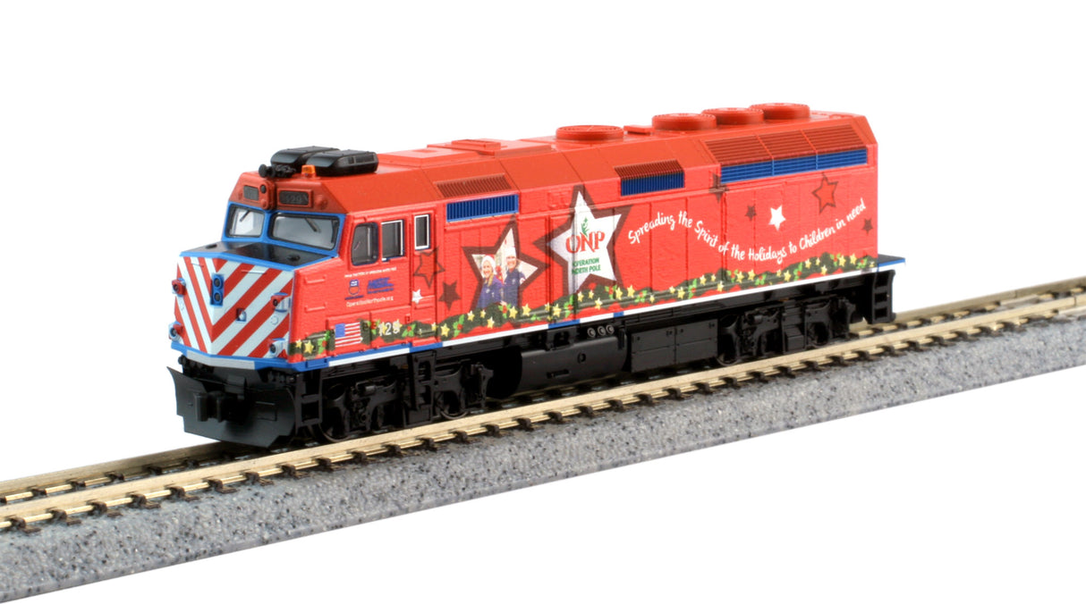 Estate Sale Used As Is Kato 106-2018-KB Metra Operation North Pole 2018 F40PH Locomotive & 5 Car Set DCC Ready N Scale