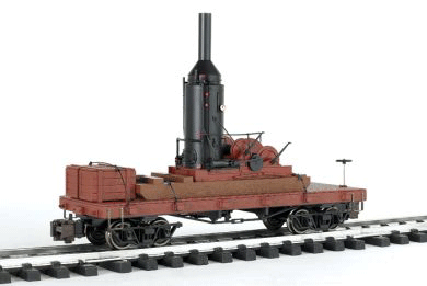 Image for 160-95699 20' Log Car w/Log Skidder