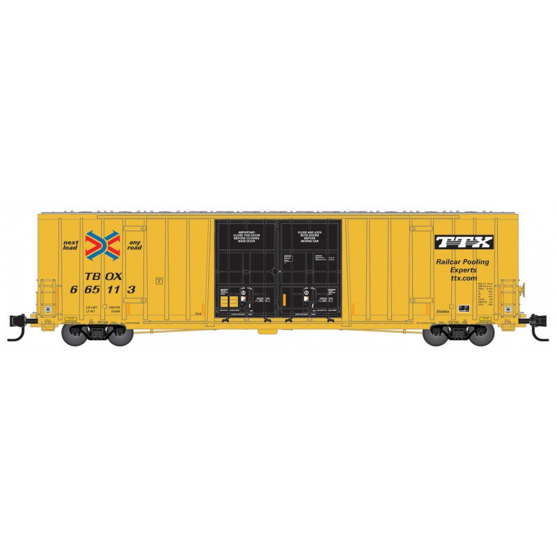 MICRO TRAINS 12351011 60' Rib Side High Cube Boxcar TTX ver. 1 Rd# 665133 N Scale