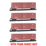 Micro Trains 993 00 193 BNSF 4-pk- RP#193 N Scale