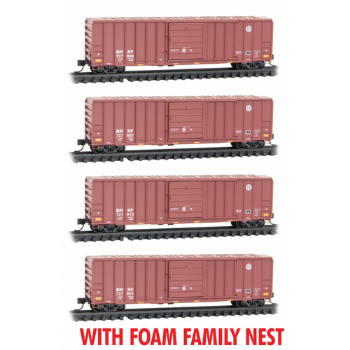 Micro Trains 993 00 193 BNSF 4-pk- RP#193 N Scale