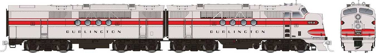 Image for 606-53013 EMD FT A+B DC CB&Q 108-A