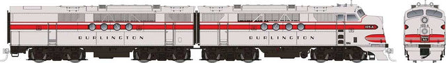 Image for 606-53013 EMD FT A+B DC CB&Q 108-A