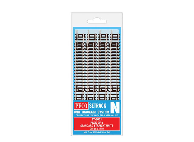 Image for 552-ST3001 Code 80 Strght TrackPk 8/