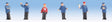 Image for 528-44200 German Rlway Officials 6/