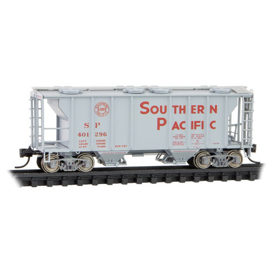 MICRO TRAINS 095 00 072 Pullman Standard PS-2 Two-Bay Hopper Southern Pacific Rd# 401296 N Scale