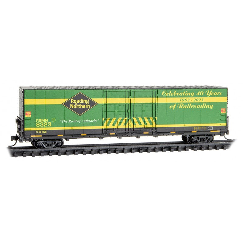 Micro-Trains 102 00 223 Reading & Blue Mountain Northern 40th Anniversary Car #8323 N Scale