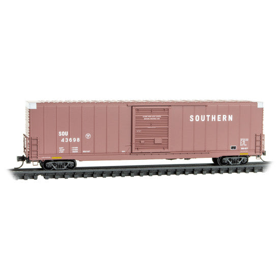 MICRO TRAINS 104 00 120 60’ boxcar SOU Southern #43698 N Scale