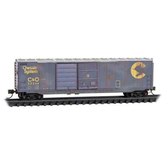 Micro-Trains 983 05 053 Chessie System weathered 2-Pack JEWEL CASES N Scale