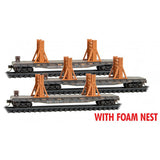 Micro Trains 993 02 220 NS Norfolk Southern Ribbon Rail #1 3 Pack N Scale