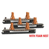 Micro Trains 993 02 221 NS Norfolk Southern Ribbon Rail #2 3 Pack N Scale