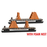 Micro Trains 993 02 222 NS Norfolk Southern Ribbon Rail 2 Pack N Scale