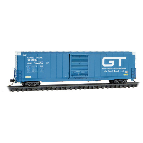 MICRO TRAINS 104 00 011 60’ boxcar GTW Grand Trunk Western #384060 N Scale