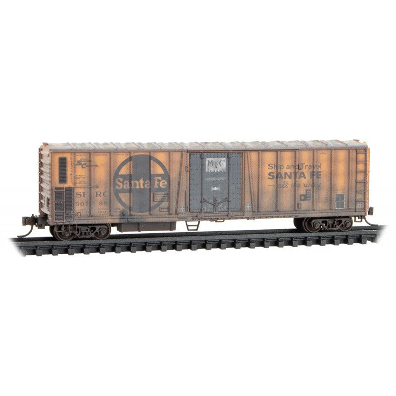 Micro-Trains 993 05 063 ATSF Santa Fe Weathered 2-pk - Rel. 11/23 N Scale