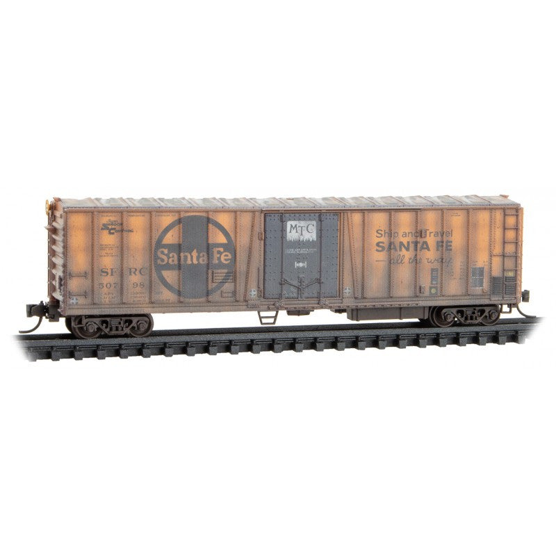 Micro-Trains 993 05 063 ATSF Santa Fe Weathered 2-pk - Rel. 11/23 N Scale