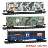 Micro Trains 993 02 233 Toys for Tots 3 pack N Scale