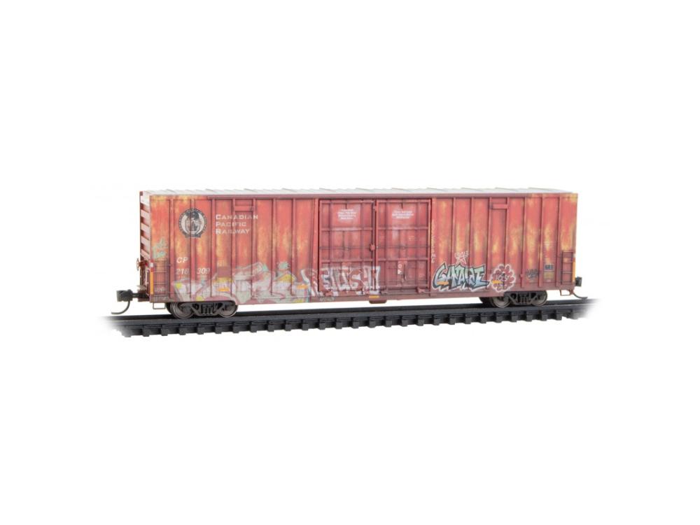 Micro-Trains 123 45 073 60' Boxcar CP Canadian Pacific Weathered - Rd# 218309 N Scale