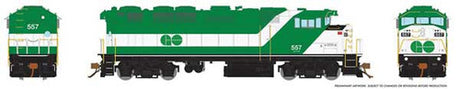 Rapido 19506 GMD F59PH - GO Transit #559 (Late; green, white) LokSound and DCC HO Scale