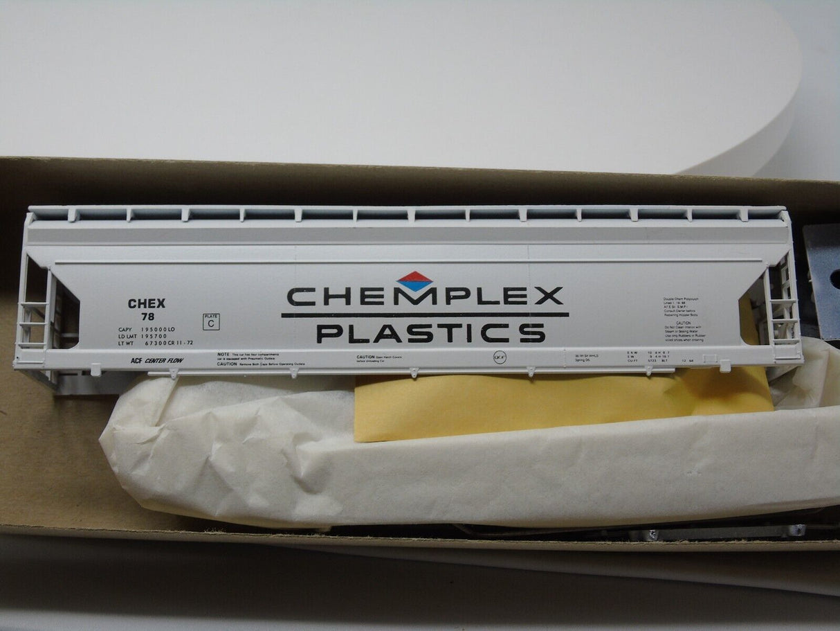 Bev-Bel 235-1 55' Hopper Chemplex Plastics #78 HO Scale