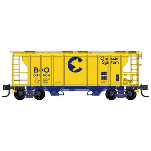 MICRO TRAINS 09500090 PS-2 Hopper B&O Chessie System#631664 N Scale