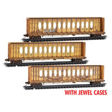 Micro-Trains 983 05 056 TTZX weathered 3-Pack JEWEL CASES N Scale