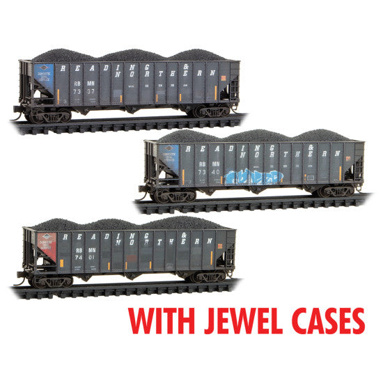 Micro-Trains 983 05 072 RBMN Weathered 3-Pack N Scale