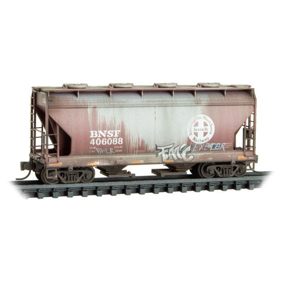 Micro-Trains 983 05 076 BNSF Weathered 3-Pack N Scale