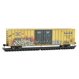 Micro-Trains 123 44 017 60' Boxcar TTX Weathered - Rd# 665661 N Scale