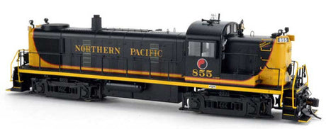 Bowser 24677 RS-3 NP - Northern Pacific #858 (Canoe Scheme, black, yellow) DCC & Sound HO Scale