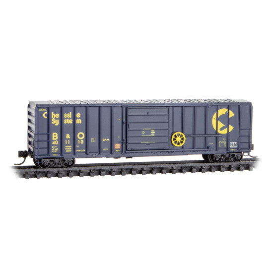 Micro-Trains 02500356 50' Rib Side Boxcar - B&O Baltimore & Ohio #401110 N Scale