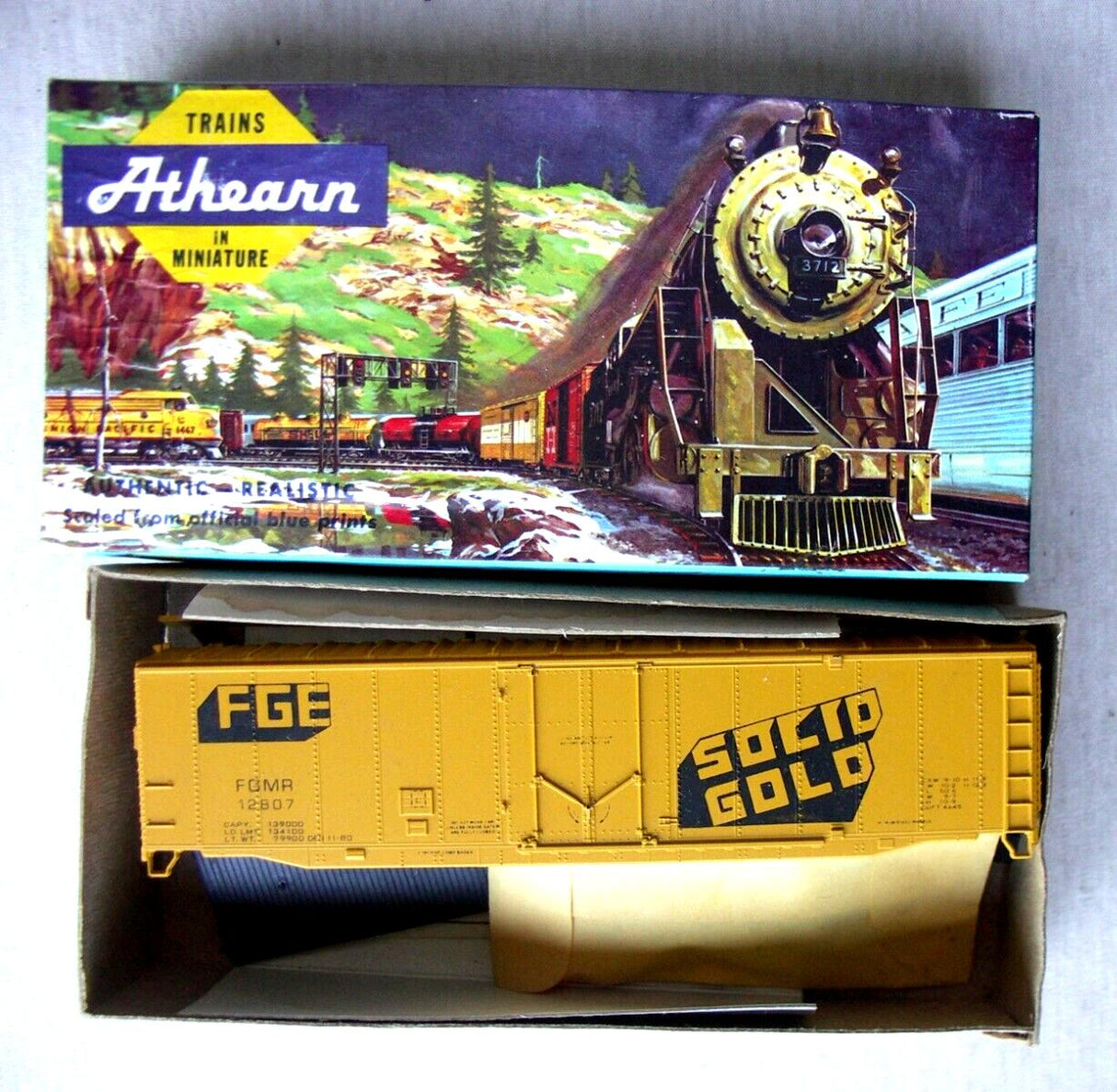 Bev-Bel 251-2 50' Boxcar FGE Fruit Growers Express "Solid Gold" #191747 HO Scale