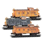 Micro-Trains 983 02 288 36' Caboose Denver & Rio Grande Western® Weathered Caboose 3-Pack N Scale