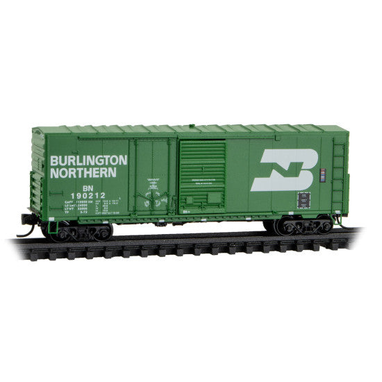 Micro-Trains 191 00 010 40' Standard Boxcar Burlington Northern Rd# 19212 N Scale