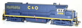 Bowser 25130 U25B C&O Chesapeake & Ohio (blue, yellow, Merger Renumbering) #8107 w/LokSound & DCC HO Scale