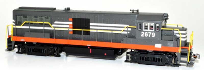 Bowser 25156 U25B PC Penn Central (Patched ex-NH, black, white, red) #2679 w/LokSound & DCC HO Scale