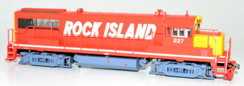 Bowser 25167 U25B RI Rock Island (red, yellow, white, Billboard Lettering) #227 w/LokSound & DCC HO Scale