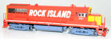 Bowser 25167 U25B RI Rock Island (red, yellow, white, Billboard Lettering) #227 w/LokSound & DCC HO Scale