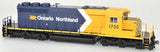 Bowser 25338 GMD SD40-2 ON Ontario Northland #1735 (blue, yellow, white Arrow) DCC & Sound HO Scale