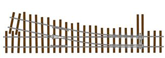 Micro Engineering 14-404 On30 Code 83 #5 Metal Frog Right-Hand Turnout (Scale=On30) Part #255-14404
