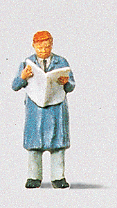 Image for 590-28016 Man Reading Newspaper