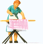 Image for 590-28154 Woman Ironing