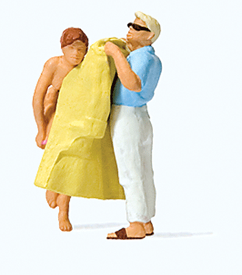 Image for 590-28162 Changing Clothes On Beach